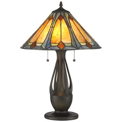 Robert Louis Tiffany Gerald 23" Arts And Crafts Glass Table Lamp