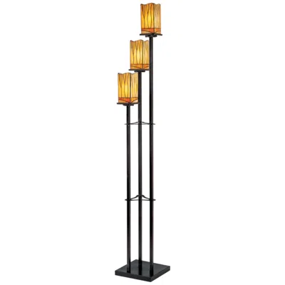 Robert Louis Tiffany Sedona 72" 3-tier Floor Lamp With Usb Dimmer