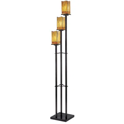 Robert Louis Tiffany Sedona 72" Tiffany-style 3-tier Floor Lamp