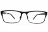 Robert Mitchel Men's Eyeglasses Frames Rm8006 Rectangular Full Rim In Black