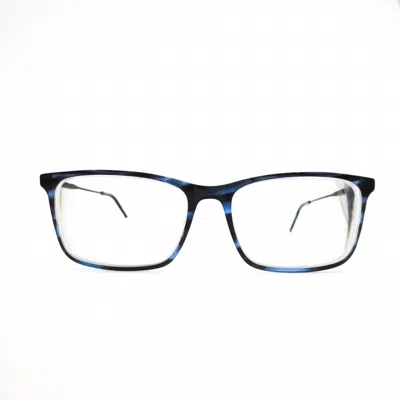 Robert Mitchel Men's Eyeglasses Frames Rmxl 20203 Bl Blue Horn Gray Large