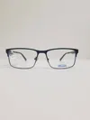 Robert Mitchel Men's Eyeglasses Spring Hinge In Navy