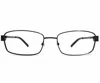 Robert Mitchel Men's Rms6005 Rectangle Eyeglasses In Black In Black