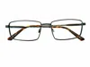 Robert Mitchel Men's Rmxl20222 Rectangle Eyeglasses In Black In Black