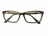 Robert Mitchel Men's Rmxl20223 Rectangle Eyeglasses In Dark Tortoise In Black