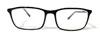 Robert Mitchel Men's Eyeglasses Frames Rmxl7001 Bk/cr Rectangular Full Rim In Black/crystal In Black
