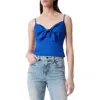 Robert Rodriguez Bristal Front Tie Cami In Blue