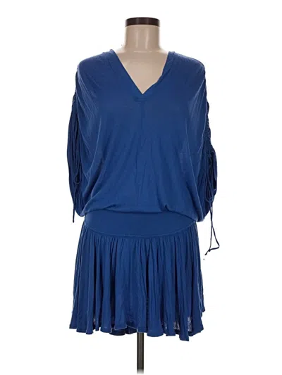 Pre-owned Robert Rodriguez Casual Dress In Blue