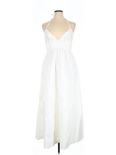 Pre-owned Robert Rodriguez Casual Dress In White