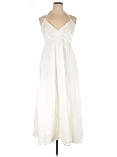 Pre-owned Robert Rodriguez Casual Dress In White