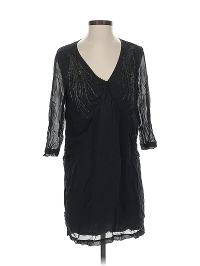 Pre-owned Robert Rodriguez Cocktail Dress In Black