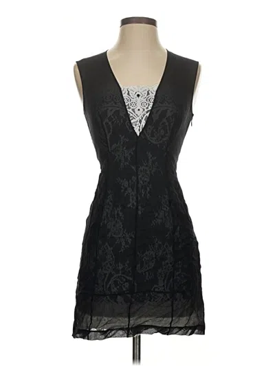 Pre-owned Robert Rodriguez Cocktail Dress In Black
