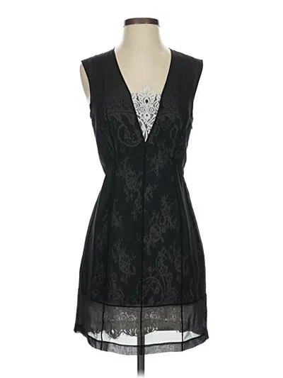 Pre-owned Robert Rodriguez Cocktail Dress In Black
