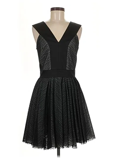 Pre-owned Robert Rodriguez Cocktail Dress In Black