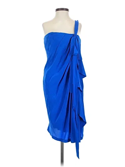 Pre-owned Robert Rodriguez Cocktail Dress In Blue