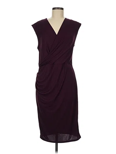 Pre-owned Robert Rodriguez Cocktail Dress In Burgundy