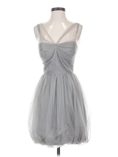Pre-owned Robert Rodriguez Cocktail Dress In Gray