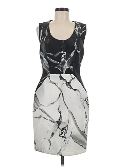 Pre-owned Robert Rodriguez Cocktail Dress In Gray
