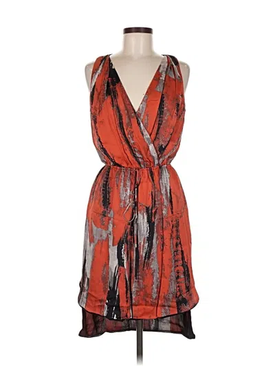 Pre-owned Robert Rodriguez Cocktail Dress In Orange
