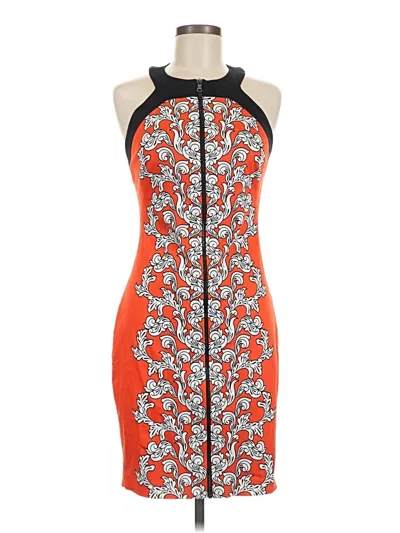 Pre-owned Robert Rodriguez Cocktail Dress In Orange