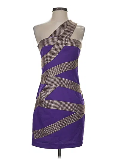 Pre-owned Robert Rodriguez Cocktail Dress In Purple