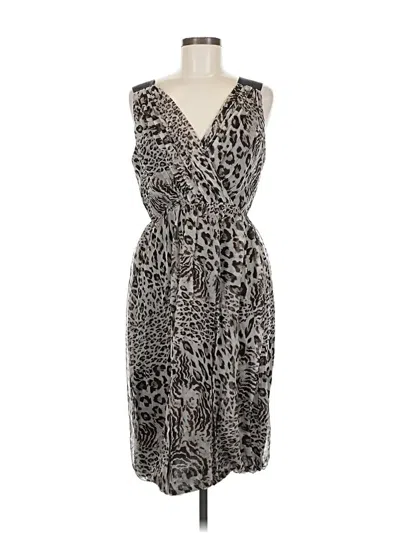 Pre-owned Robert Rodriguez Cocktail Dress In Silver