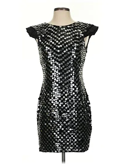 Pre-owned Robert Rodriguez Cocktail Dress In Silver