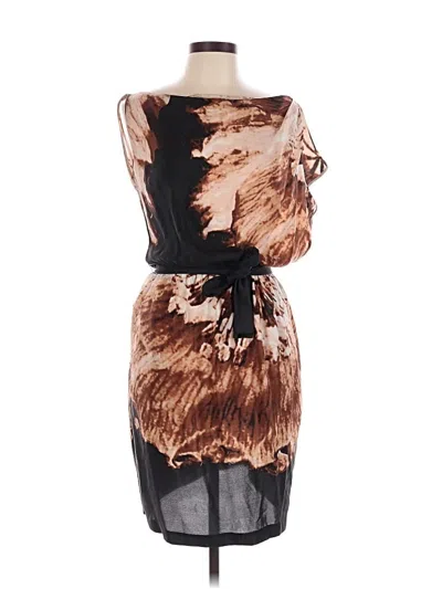 Pre-owned Robert Rodriguez Cocktail Dress In Tan