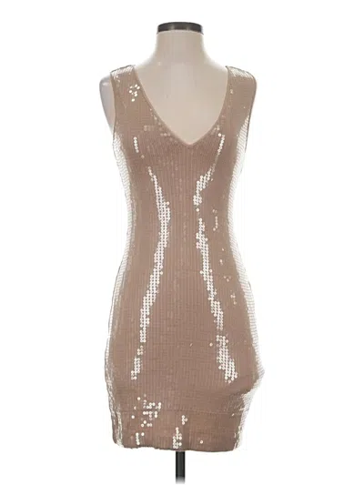 Pre-owned Robert Rodriguez Cocktail Dress In Tan