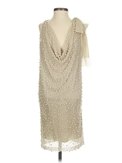 Pre-owned Robert Rodriguez Cocktail Dress In White