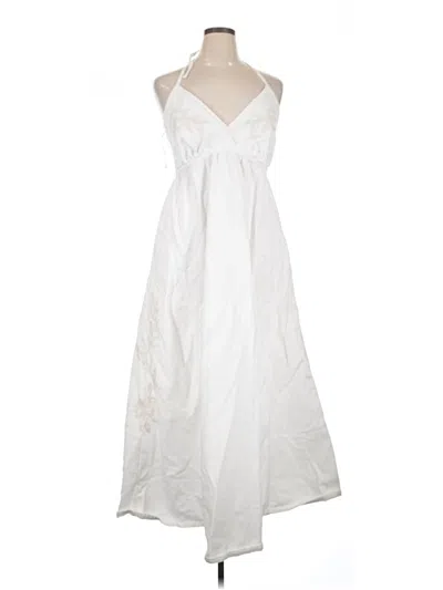 Pre-owned Robert Rodriguez Cocktail Dress In White