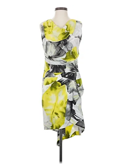 Pre-owned Robert Rodriguez Cocktail Dress In Yellow