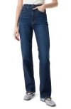 Robert Rodriguez High Rise Slim Straight Jeans In Blue