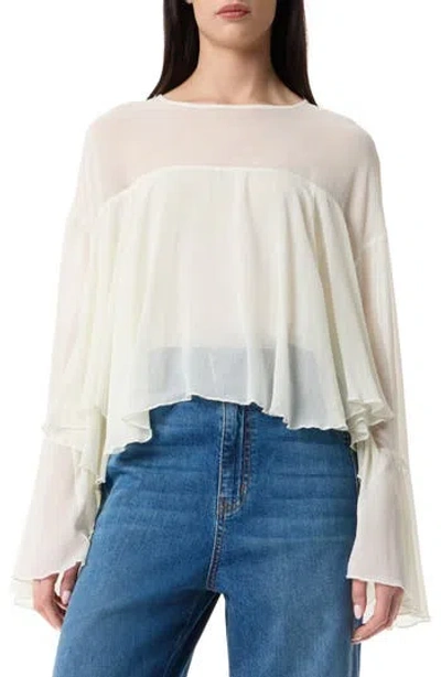 Robert Rodriguez Jada Long Sleeve Top In White