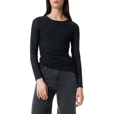 Robert Rodriguez Julissa Ruched Side Top In Black