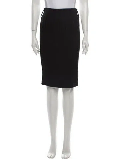 Pre-owned Robert Rodriguez Knee-length Skirt In Black