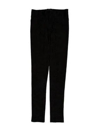 Pre-owned Robert Rodriguez Lace Skinny Leg Pants In Black