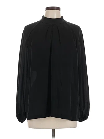 Pre-owned Robert Rodriguez Long Sleeve Blouse In Black