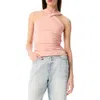 Robert Rodriguez Ondea Shirred Crossover Tank In Pink