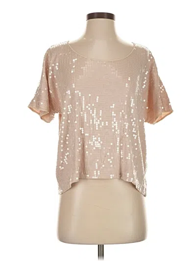 Pre-owned Robert Rodriguez Short Sleeve Blouse In Ivory