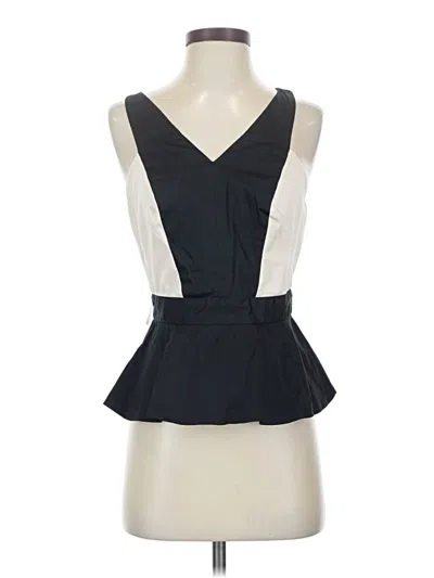 Pre-owned Robert Rodriguez Sleeveless Blouse In Black