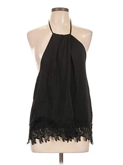 Pre-owned Robert Rodriguez Sleeveless Blouse In Black