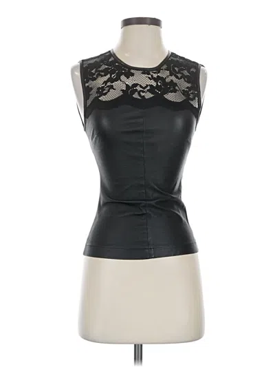 Pre-owned Robert Rodriguez Sleeveless Blouse In Black