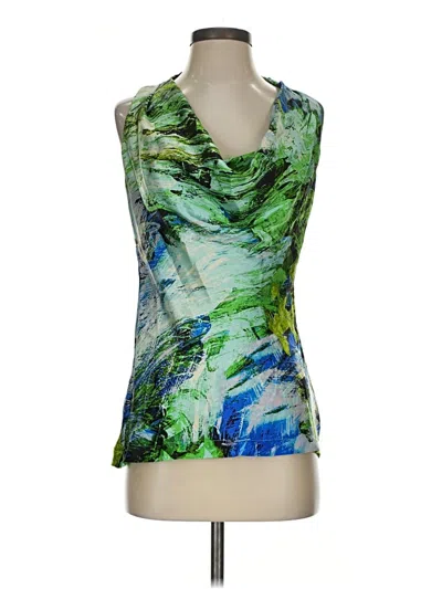 Pre-owned Robert Rodriguez Sleeveless Blouse In Green