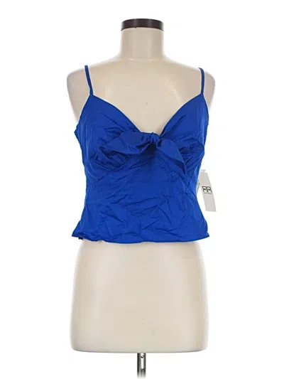 Robert Rodriguez Sleeveless Top Blue Sweetheart Neckline Tops