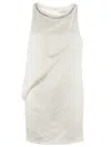 Robert Rodriguez Studio Gem Detail Shift Dress In White