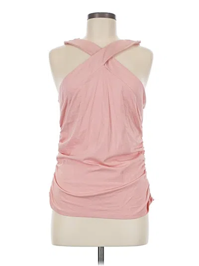 Pre-owned Robert Rodriguez Tank Top Pink Halter Neckline Tops