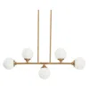 Robert Stevenson Lighting Lorne In Brushed Gold