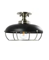 Robert Stevenson Lighting Presley In Brushed Nickel And Matte Black