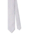 Robert Talbot Robert Micro Neat Geo Spot Best Of Class Necktie In Light Blue
